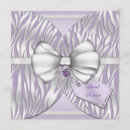 Search for purple zebra invitations Lavender