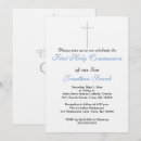 Search for holy confirmation invitations Blue