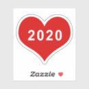 Search for 2020 stickers Typography