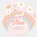 Search for 6th birthday party stickers Pink