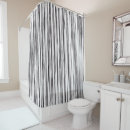 Search for black white striped shower curtains Minimal