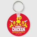 Search for cartoon network key rings Robot chicken