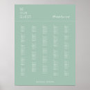 Search for guest list posters Seating plan