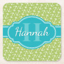 Search for green and white pattern coasters Blue