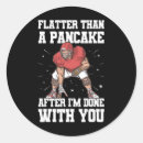 Search for funny football player stickers Flag
