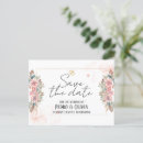 Search for gold foil save the date postcards Floral