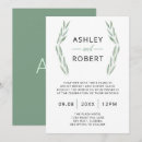 Search for olive branch wedding invitations Sage