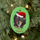 Search for long haired dachshund christmas tree decorations Wiener