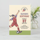 Search for soccer game birthday invitations Girl