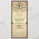 Search for retro movie ticket invitations Old