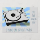 Search for dj birthday invitations Disc jockey