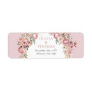Search for blush wedding return address labels Watercolor flowers