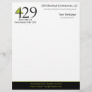 Search for electrical business stationery Modern