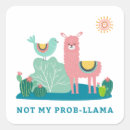 Search for cartoon llama stickers Kawaii