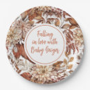 Search for fall baby shower plates Floral