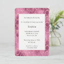Search for circles birthday invitations Pink