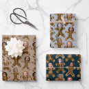 Search for neutral holiday wrapping paper Gingerbread