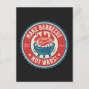 Search for funny bbq invite postcards Grill