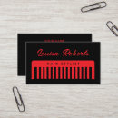 Search for comb business cards Hair stylist
