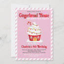 Search for gingerbread birthday invitations Modern