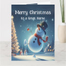 Search for nursing christmas cards Cute