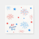 Search for 4th of july napkins Fireworks