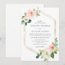 Search for elegant watercolor floral wedding invitations Classic