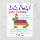 Search for donkey birthday invitations Fiesta