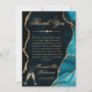 Search for teal thank you cards Gold glitter