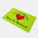 Search for heart doormats I love you
