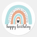 Search for rainbow happy birthday stickers Simple