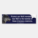 Search for grey wolf bumper stickers Canine