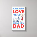 Search for dad canvas prints I love you dad