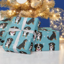 Search for dog wrapping paper Bernese mountain dog