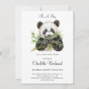 Search for panda bear baby shower invitations Animal