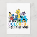 Search for sesame street characters postcards Cookie monster