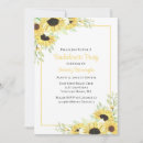 Search for sunflower hens party invitations Rustic