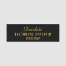 Search for gold name tags Business