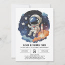 Search for outerspace invitations Watercolor