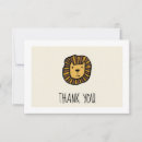 Search for lion thank you cards Baby shower