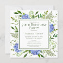 Search for 70th for her birthday invitations Flowers