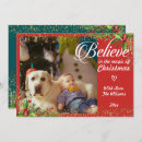 Search for believe christmas cards Red