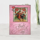 Search for vintage for kids valentines day cards Flowers