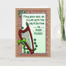 Search for irish harp cards Shamrocks
