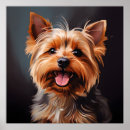 Search for yorkshire terrier art Dog portrait