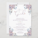 Search for lilac baby girl shower invitations Its a girl