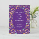 Search for tea birthday invitations Modern