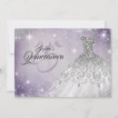 Search for digital quinceanera invitations Silver