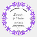 Search for vintage business stickers Purple