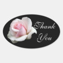 Search for oval thank you stickers Black